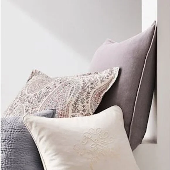 Lauren Ralph Lauren Claudia Euro Sham Slate
